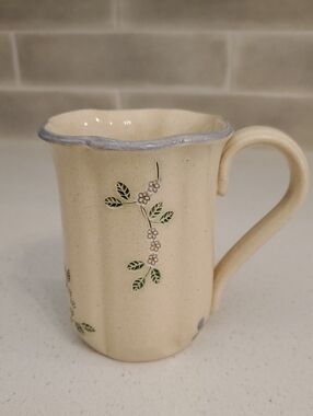 Mountain Meadows Pottery MPM Studio Pottery Mug Wildflower Vine
